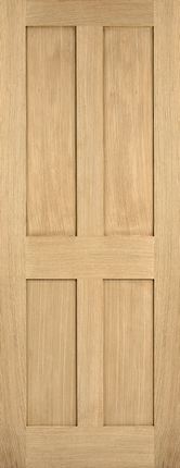 Oak London Unfinished FD30 Fire Door