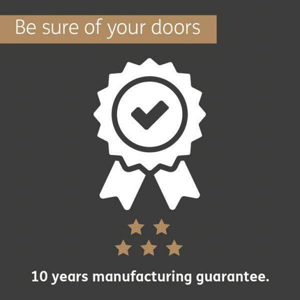 Oak Worcester With Clear Glass Unfinished Bi-Fold Door