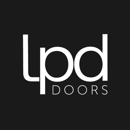 White GTPSA Clear Glazed Primed Door Pair