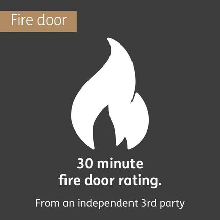 Oak Palermo Original Pre-Finished FD30 Fire Door