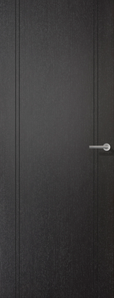 Black Laminate Monaco Pre-Finished FD30 Fire Door