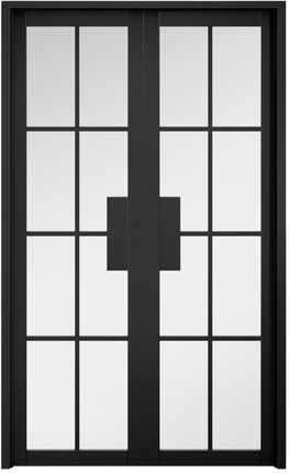 Black Malvern W4 Pre-Finished Room Divider