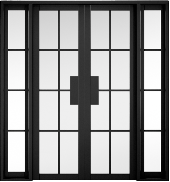 Black Malvern W6 Pre-Finished Room Divider