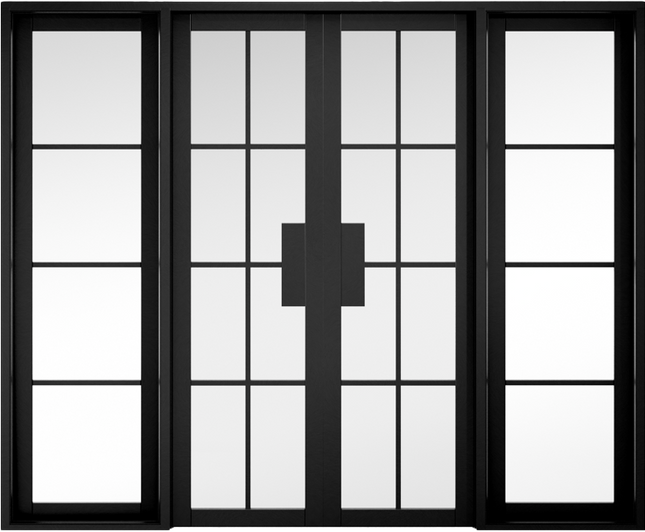 Black Malvern W8 Pre-Finished Room Divider