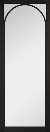 Melrose Black Clear Glazed Pre-Finished Door