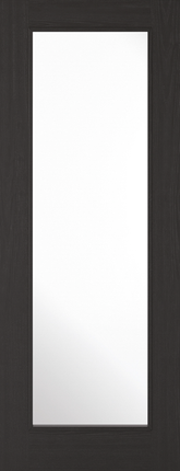 Charcoal Black Diez Clear Glazed 1L Pre-Finished Door
