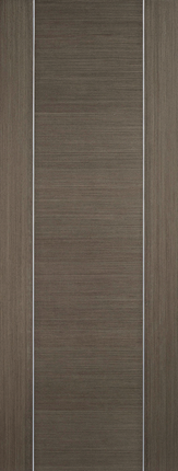 Chocolate Grey Alcaraz Pre-Finished Door
