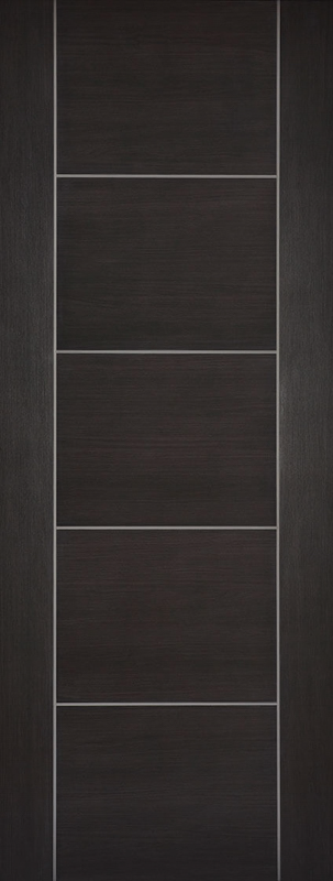 Dark Grey Laminate Vancouver Pre-Finished FD30 Fire Door