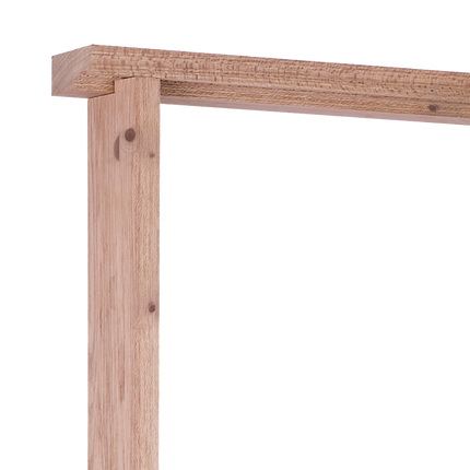 Unfinished Redwood Door Lining Pair
