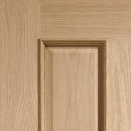 Oak Victorian 4 Panel With Raised Mouldings Unfinished Door