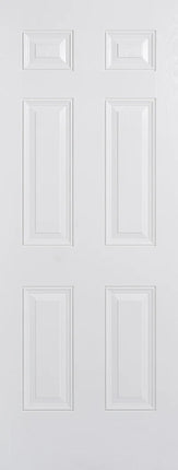 White Colonial 6P GRP Door