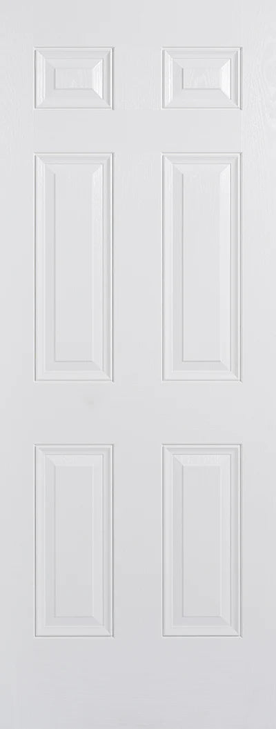 White Colonial 6P GRP Door
