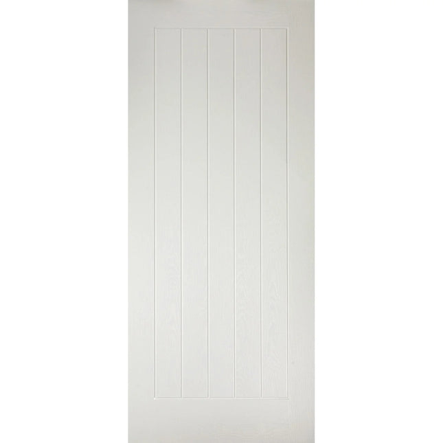 White Mexicano GRP Door