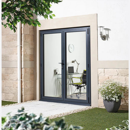 AluVu Aluminium 6ft French Door Anthracite Grey LH