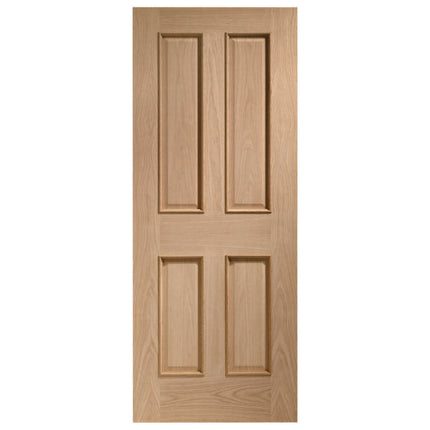 Oak Victorian 4 Panel With Raised Mouldings Unfinished Door