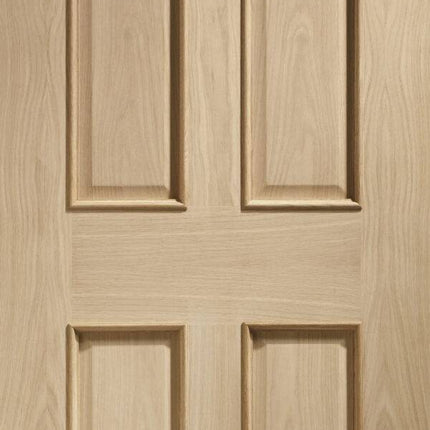 Oak Victorian 4 Panel With Raised Mouldings Unfinished Door