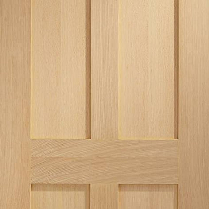 Oak Victorian Shaker 4 Panel Unfinished Door