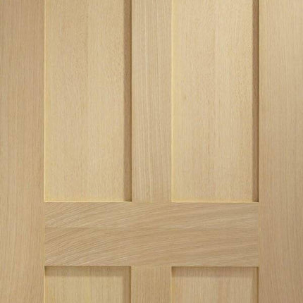 Oak Victorian Shaker 4 Panel Unfinished FD30 Fire Door