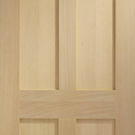 Oak Victorian Shaker 4 Panel Unfinished Door