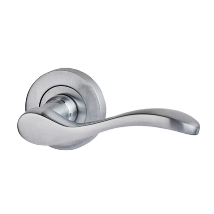 Ariel Satin Chrome Privacy Handle Hardware Pack