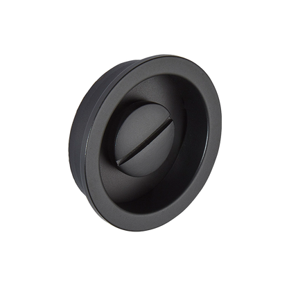 Aries Matt Black Pocket Door Privacy Handle