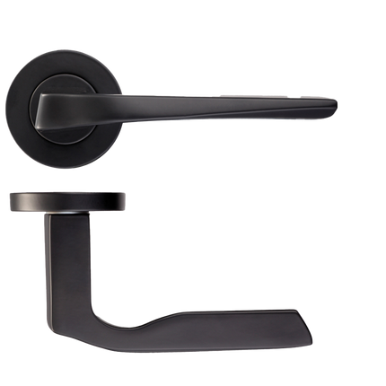 Carina Matt Black Privacy Handle Hardware Pack