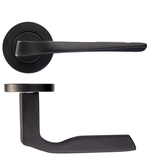 Carina Matt Black Privacy Handle Hardware Pack