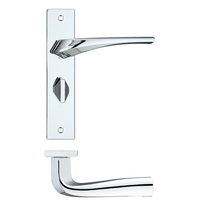 Dorado Polished Chrome Privacy Handle Hardware Pack