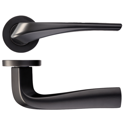Draco Matt Black Handle Hardware Pack