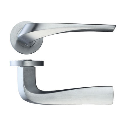 Draco Satin Chrome Handle Hardware Pack