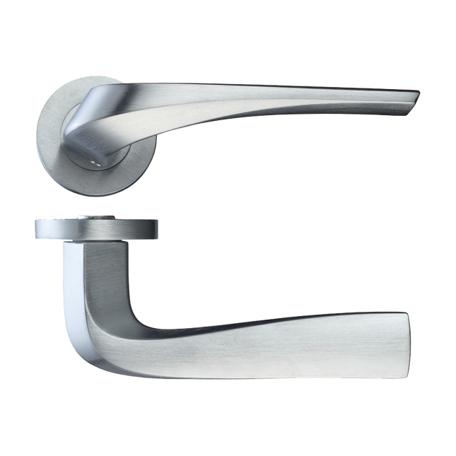 Draco Satin Chrome Handle Hardware Pack