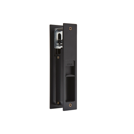Gemini Matt Black Pocket Door Privacy Sliding Lock