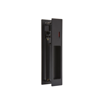 Gemini Matt Black Pocket Door Privacy Sliding Lock