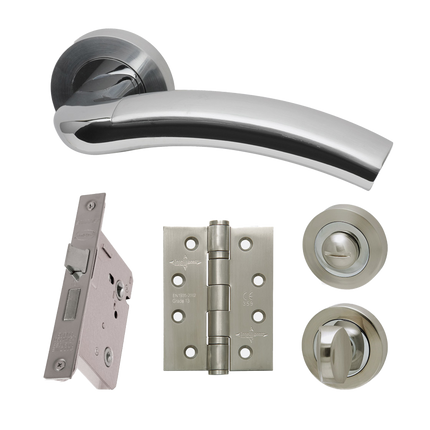 Jupiter Silver Privacy Handle Hardware Pack