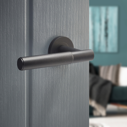 Lugano Matt Black Privacy Handle Pack