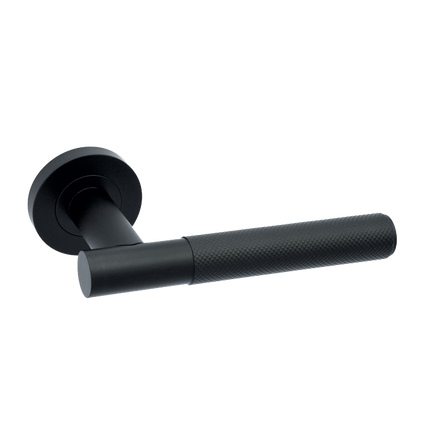Lugano Matt Black Privacy Handle Pack