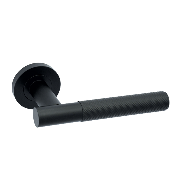 Lugano Matt Black Privacy Handle Pack