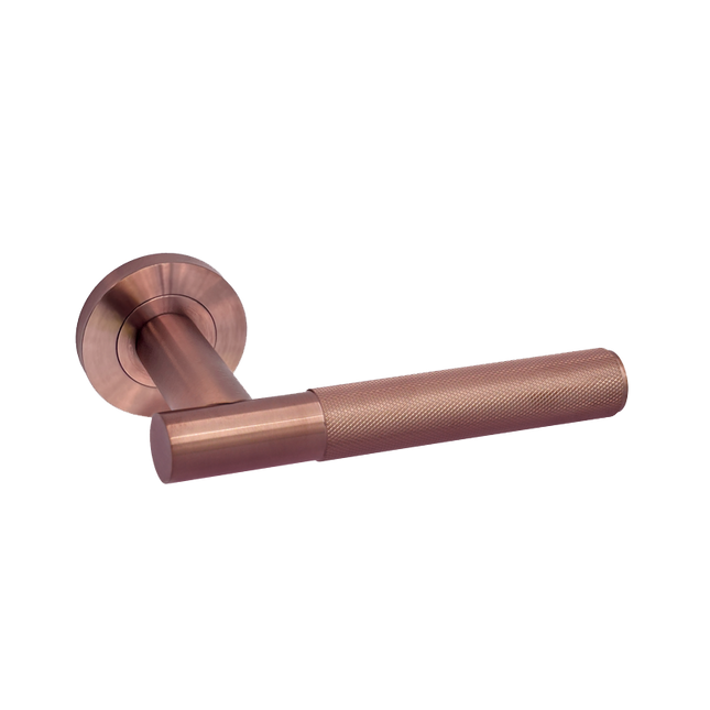 Lugano Satin Copper Privacy Handle Pack
