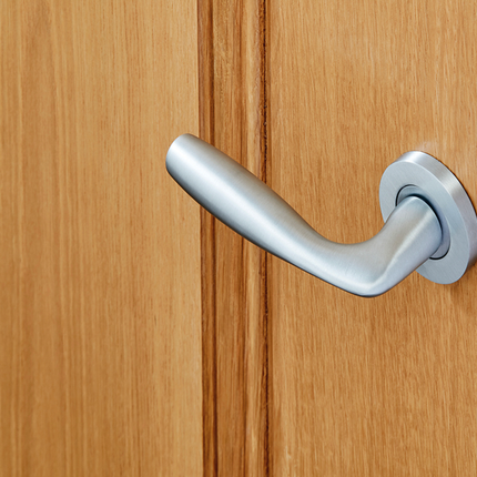 Norma Satin Chrome Privacy Handle Hardware Pack