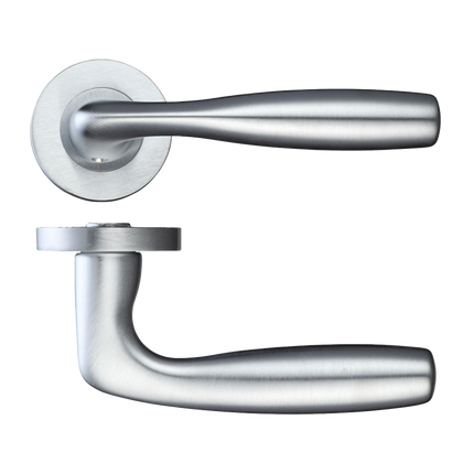 Norma Satin Chrome Privacy Handle Hardware Pack