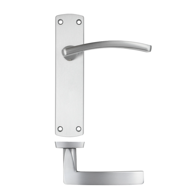 Oxford Satin Chrome Privacy Handle Pack