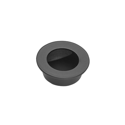Pisces Matt Black Pocket Door Finger Pull