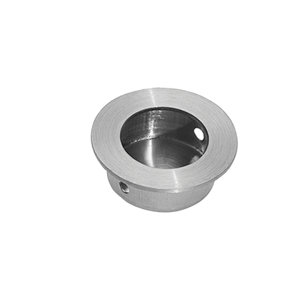 Pisces Satin Chrome Pocket Door Finger Pull