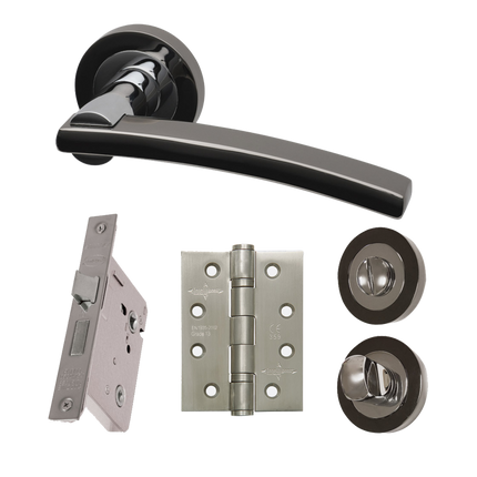 Sirus Silver Privacy Handle Hardware Pack