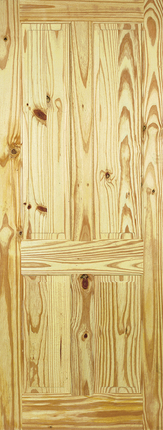 Knotty Pine 4P Unfinished Door