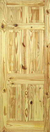 Knotty Pine 6P Unfinished Door