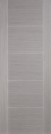 Light Grey Vancouver 5P Pre-Finished Door