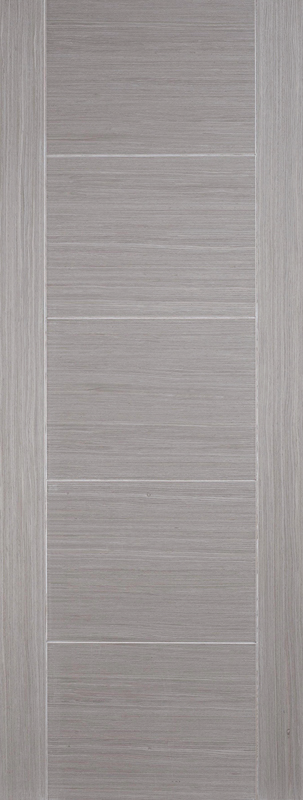 Light Grey Vancouver 5P Pre-Finished FD30 Fire Door