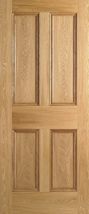 Oak 4P Unfinished Door