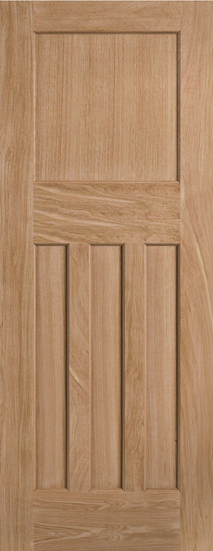 Oak DX30's Style Unfinished Door